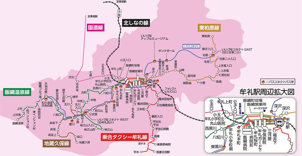 路線バス　路線図